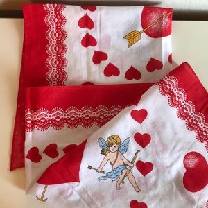 Vintage Matching Couples Handkerchiefs